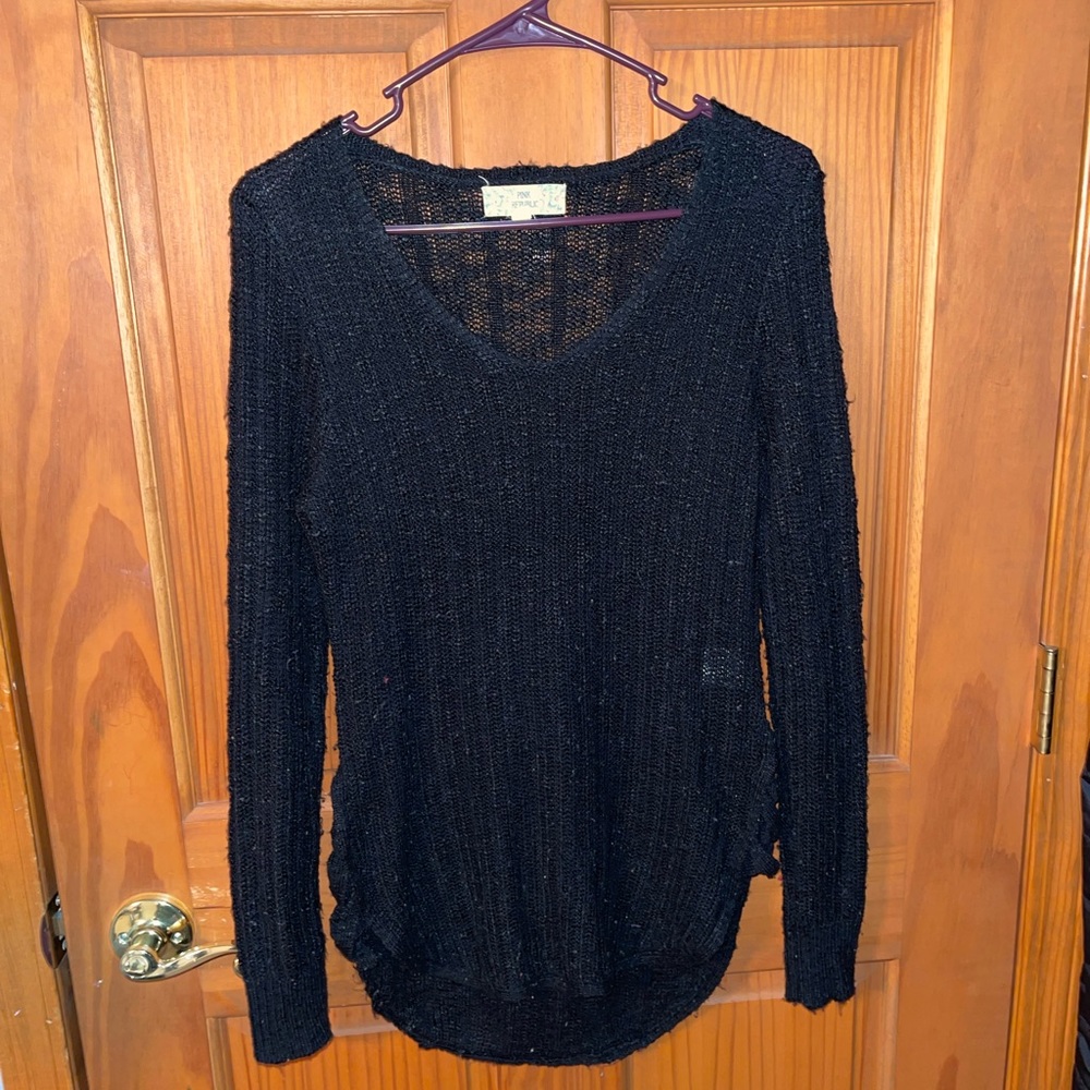 Pink Republic black sweater